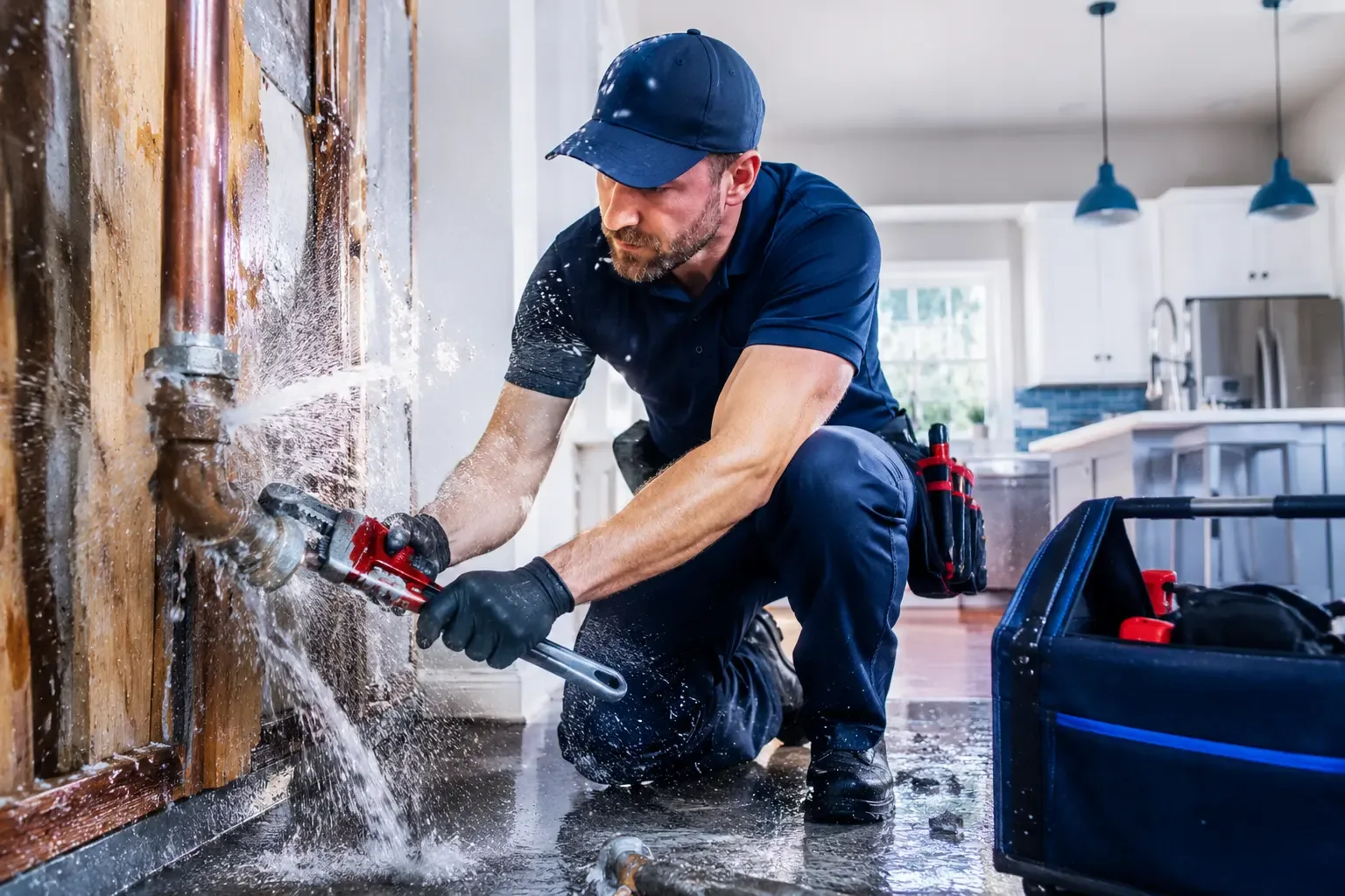 Local emergency pipe repair professionals in Poplarville, MS